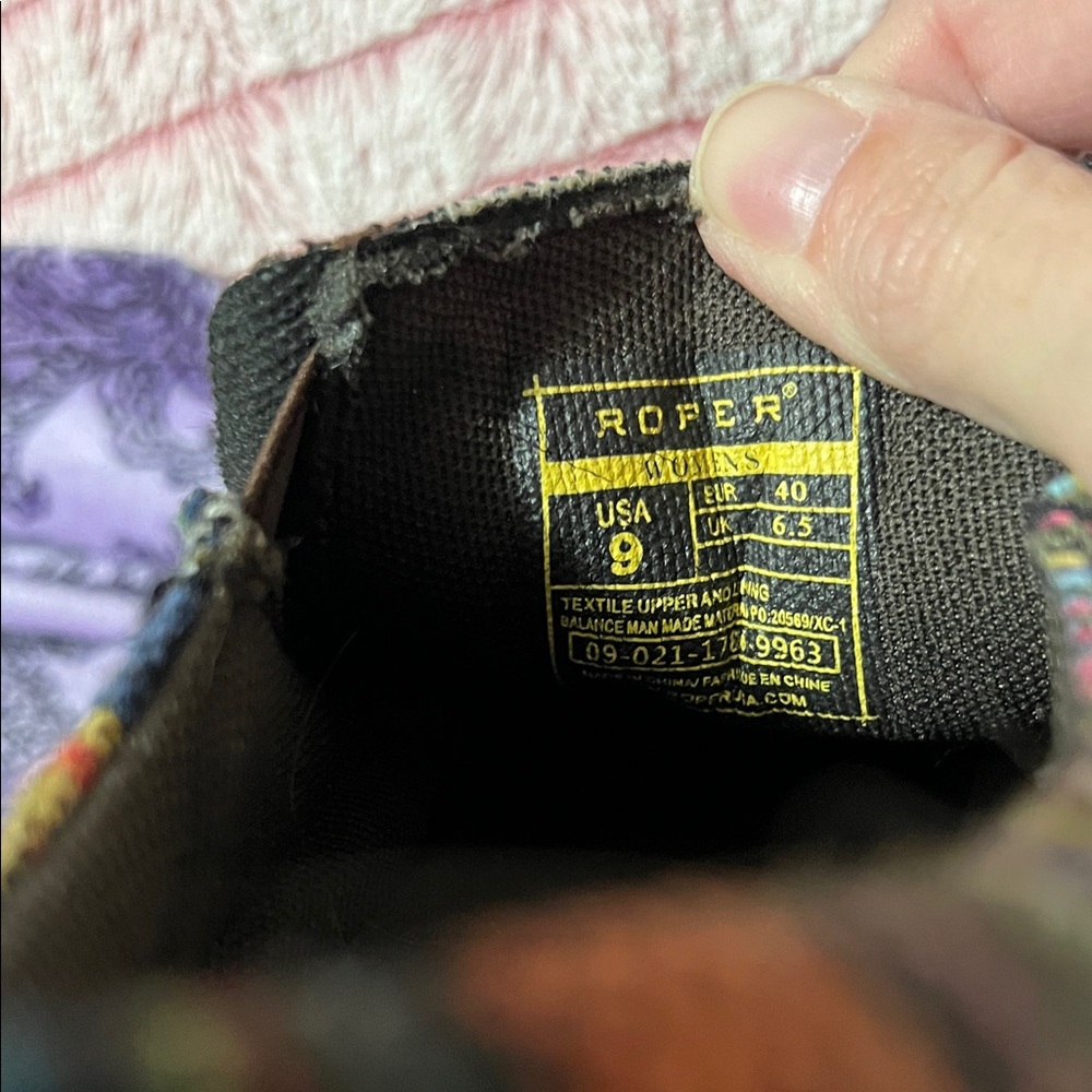 Roper Multicolor Patterned Flats - Picture 4 of 4